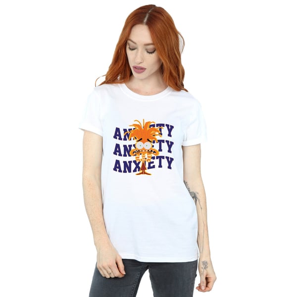 Inside Out 2 Womens/Ladies Anxiety Cotton Boyfriend T-Shirt