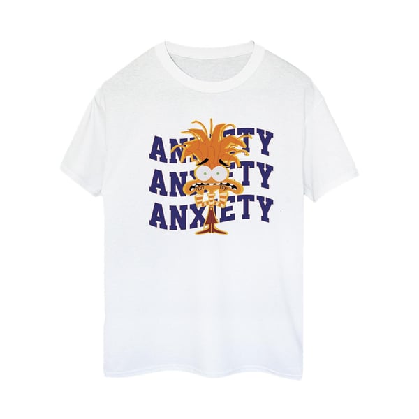Inside Out 2 Womens/Ladies Anxiety Cotton Boyfriend T-Shirt