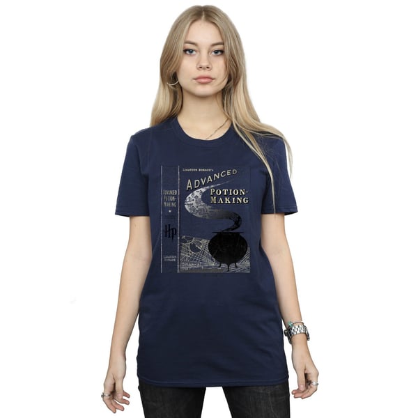 Harry Potter Womens/Ladies Hufflepuff Quidditch Team Captain Cotton Boyfriend T-Shirt