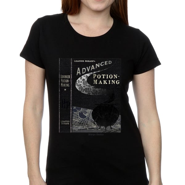 Harry Potter Womens/Ladies Hufflepuff Quidditch Team Captain Cotton T-Shirt