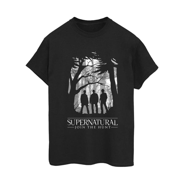 Supernatural Womens/Ladies Poster Cotton Boyfriend T-Shirt