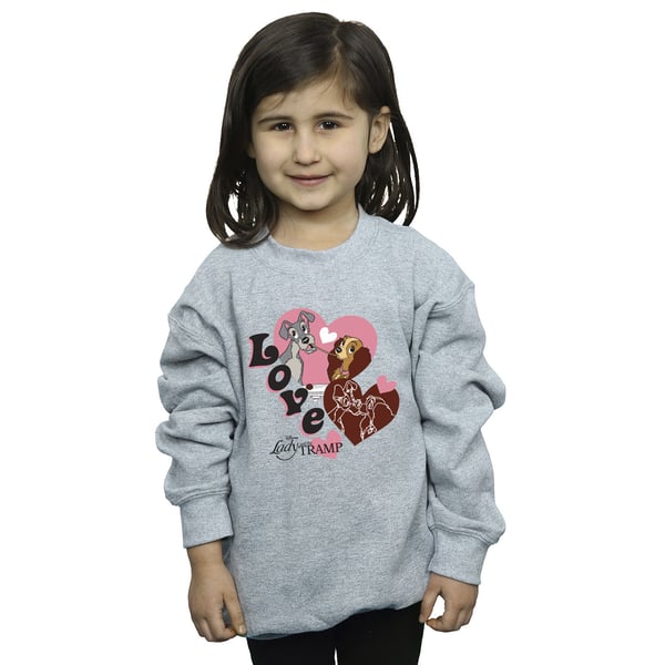 Lady And The Tramp Girls Spaghetti Love Sweatshirt