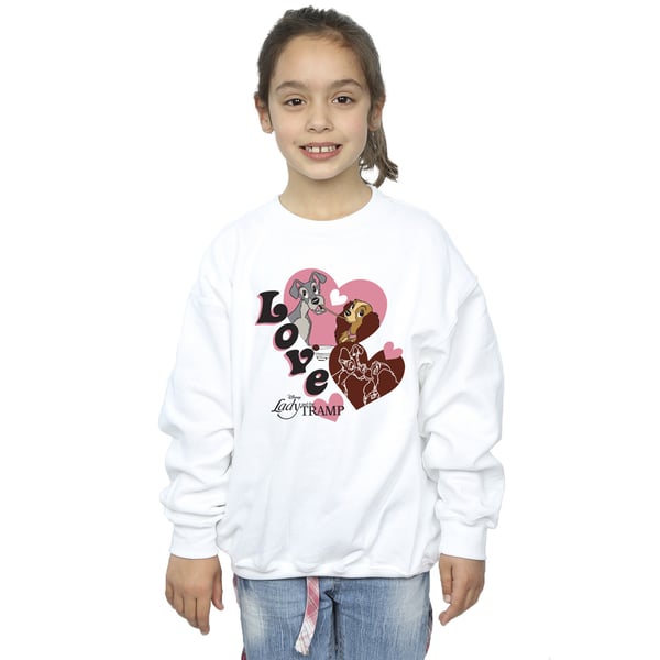 Lady And The Tramp Girls Spaghetti Love Sweatshirt