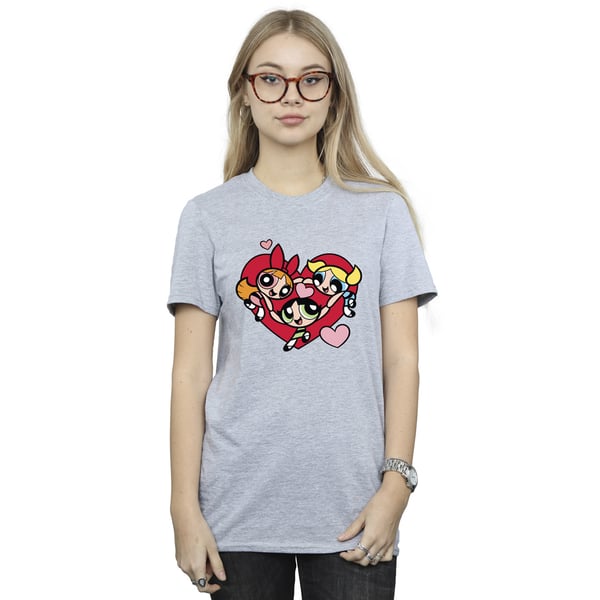 The Powerpuff Girls Womens/Ladies Holding Hands Boyfriend T-Shirt