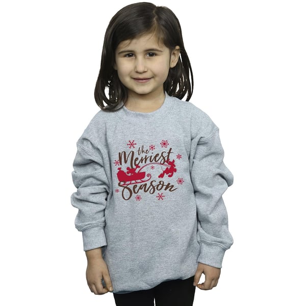 Disney Girls Mickey Mouse Sleigh Sweatshirt