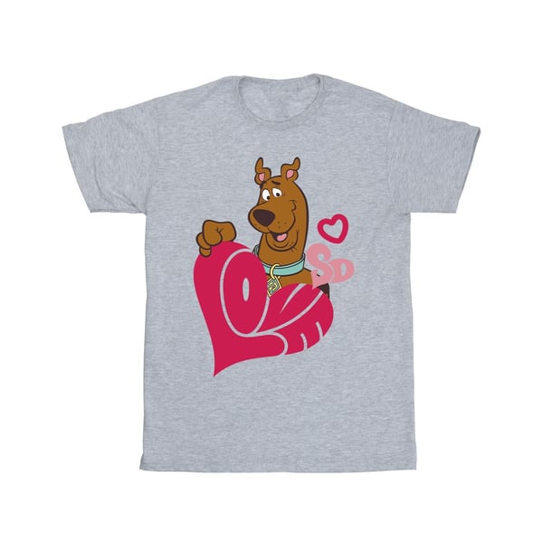 Scooby Doo T-shirt med kärlekshjärta för flickor