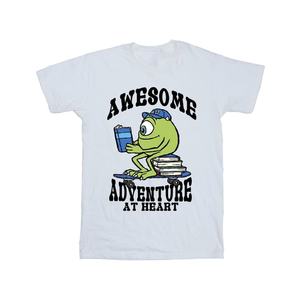 Monsters Inc Girls Reading Awesome Mike Wazowski Cotton T-Shirt