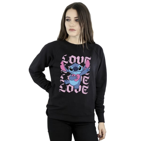 Lilo & Stitch Womens/Ladies Valentine Love Stitch Sweatshirt