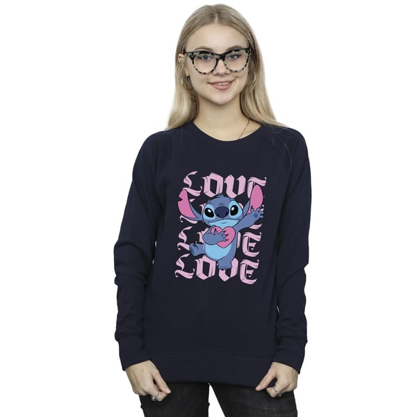 Lilo & Stitch Womens/Ladies Valentine Love Stitch Sweatshirt