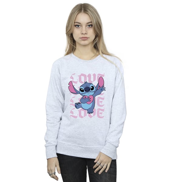 Lilo & Stitch Womens/Ladies Valentine Love Stitch Sweatshirt