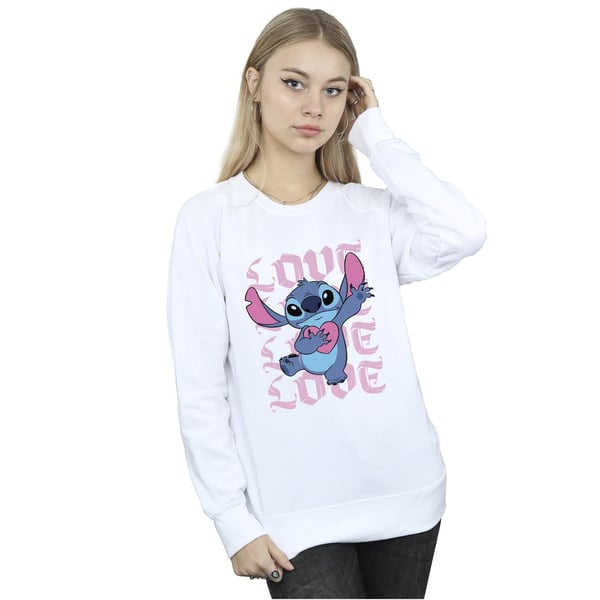 Lilo & Stitch Womens/Ladies Valentine Love Stitch Sweatshirt