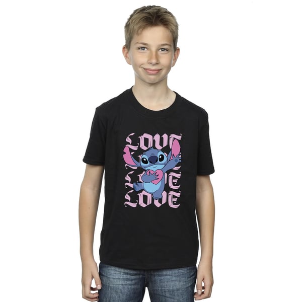 Lilo & Stitch Boys Valentine Love Cotton T-Shirt