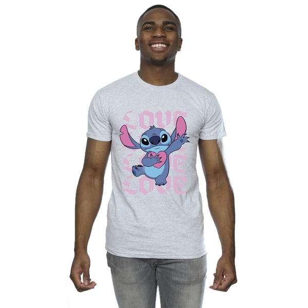 Lilo & Stitch Mens Valentine Love T-Shirt