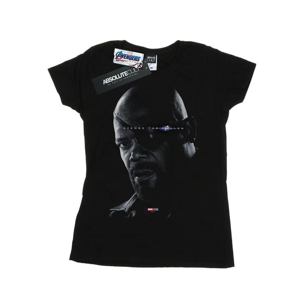 Marvel Naiset/Naiset Avengers Endgame Avenge The Fallen Nick Fury Puuvilla T-paita
