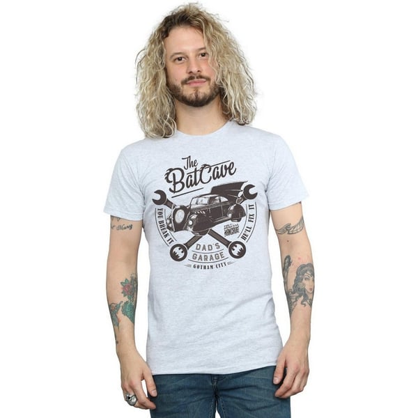 Batman Mens The Batcave Car T-Shirt