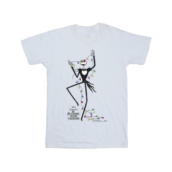 Nightmare Before Christmas Girls Lights Christmas T-Shirt