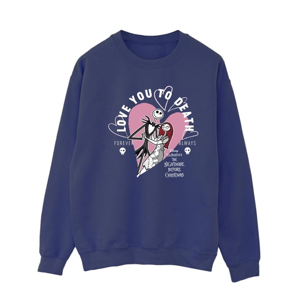 The Nightmare Before Christmas Naisten Love You To Death -collegepaita The Nightmare Before Christmas Naisten Love You To Death -collegepaita