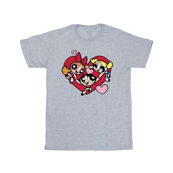 The Powerpuff Girls Boys Holding Hands Heart T-Shirt