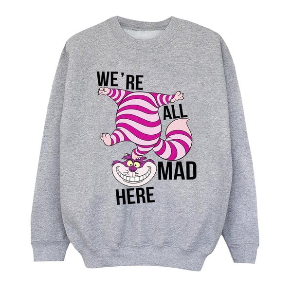 Disney Boys Alice In Wonderland All Mad Here Sweatshirt