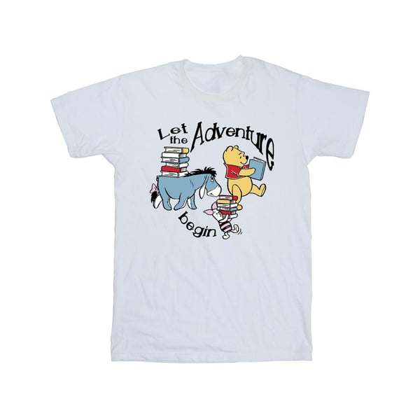 Nalle Puh Pojkar Låt Äventyret Börja T-shirt i Bomull