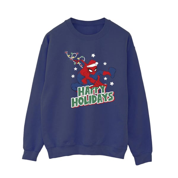 Spider-Man Womens/Ladies Happy Holidays Sweatshirt