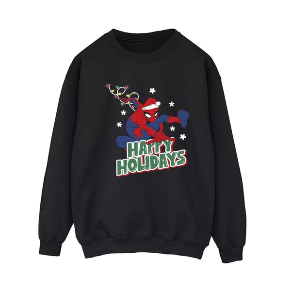 Spider-Man Womens/Ladies Happy Holidays Sweatshirt