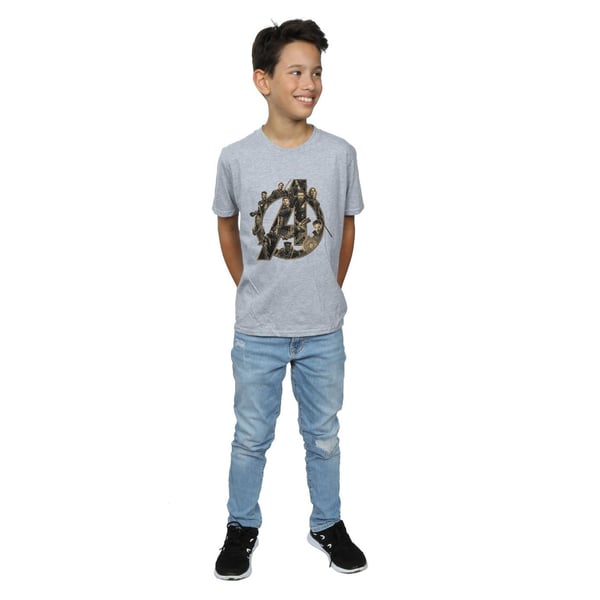 Avengers Infinity War Boys Logo Cotton T-Shirt