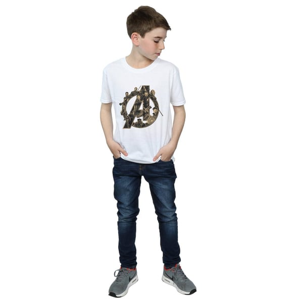 Avengers Infinity War Boys Logo Cotton T-Shirt
