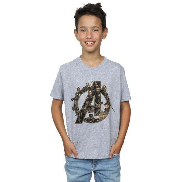 Avengers Infinity War Boys Logo Cotton T-Shirt