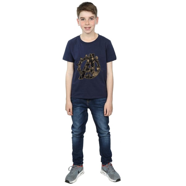 Avengers Infinity War Boys Logo Cotton T-Shirt