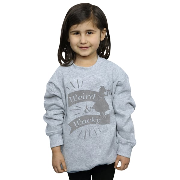 Disney Girls Alice In Wonderland Weird And Wacky Sweatshirt