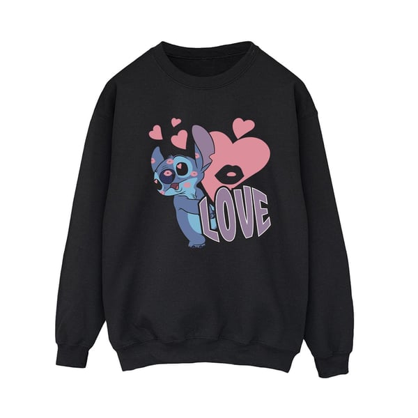 Lilo & Stitch Womens/Ladies Love Hearts Sweatshirt