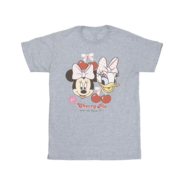 Disney tyttöjen Minni Hiiri & Iines Ankka kirsikka T-paita