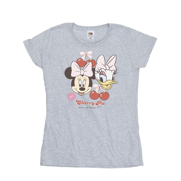 Disney Womens/Ladies Minnie Mouse & Daisy Cherry T-Shirt