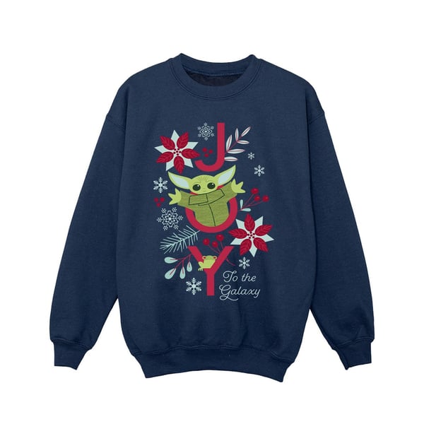 Star Wars The Mandalorian Girls Joy To The Galaxy Sweatshirt