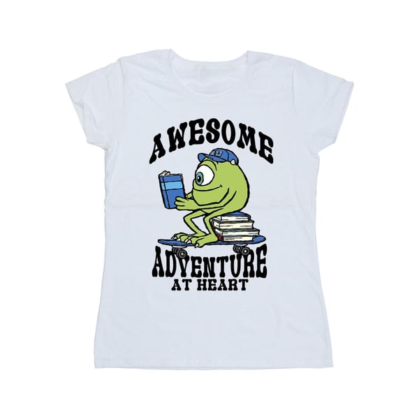 Monsters Inc Womens/Ladies Reading Awesome Mike Wazowski T-Shirt