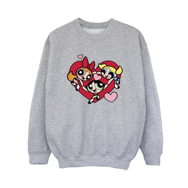 The Powerpuff Girls Girls Holding Hands Heart Sweatshirt