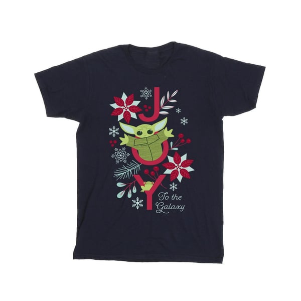 Star Wars Mandalorian Girls Joy To The Galaxy Cotton T-Shirt