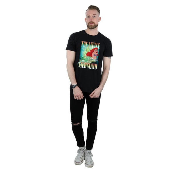 The Little Mermaid Mens Ariel Montage Cotton T-Shirt