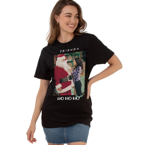 Friends Womens/Ladies Ho Ho Ho Cotton Boyfriend T-Shirt