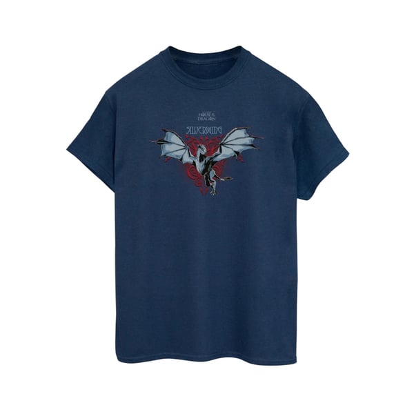 House Of The Dragon Womens/Ladies Silverwing Dragon Cotton T-Shirt