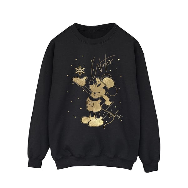 Disney Mens Winter Wishes Mickey Mouse Sweatshirt