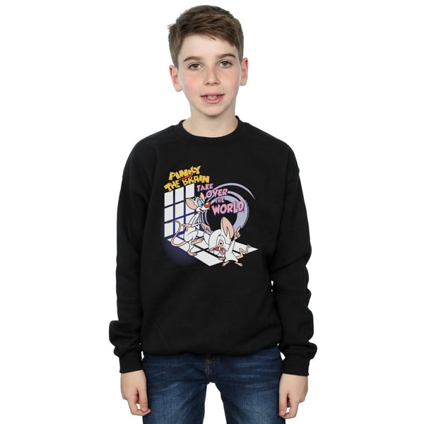 Animaniacs Boys Pinky And The Brain Take Over The World Sweatshirt