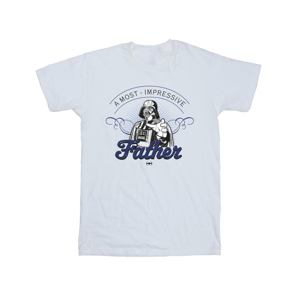 Star Wars Mens A Most Impressive Father Cotton T-Shirt