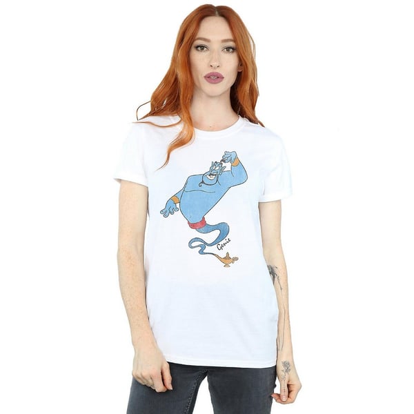 Aladdin Womens/Ladies Classic Genie Cotton Boyfriend T-Shirt