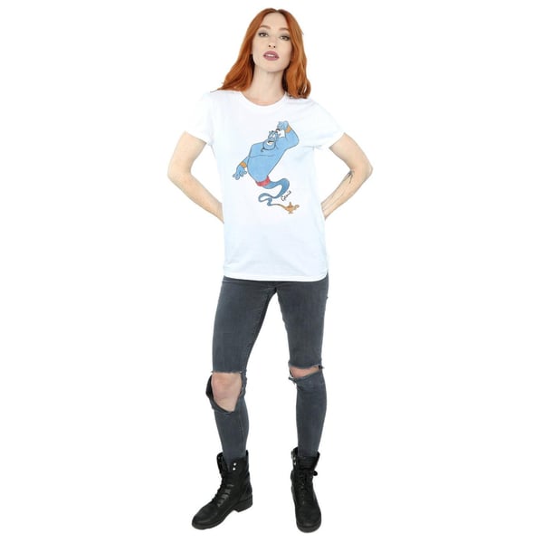 Aladdin Womens/Ladies Classic Genie Cotton Boyfriend T-Shirt