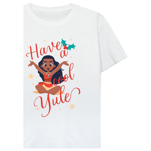 Moana Girls Have A Cool Yule Cotton T-Shirt