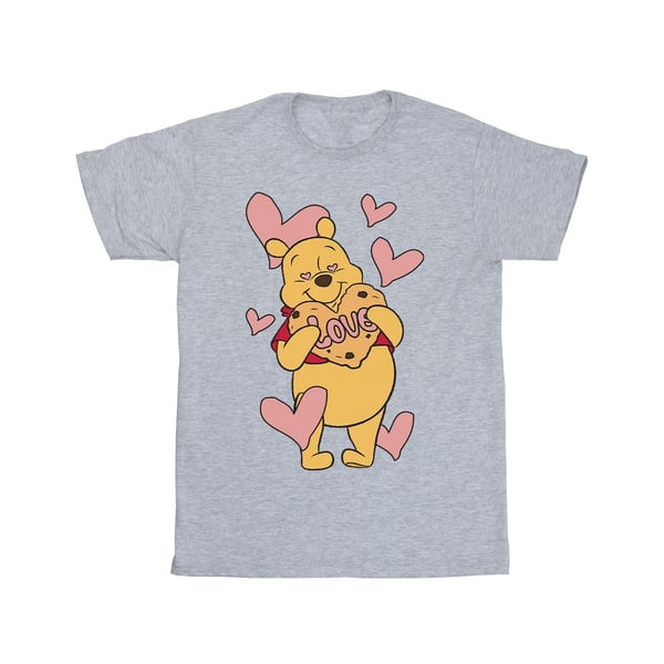 Nalle Puh Herr Kärlek Hjärta Kakor T-Shirt