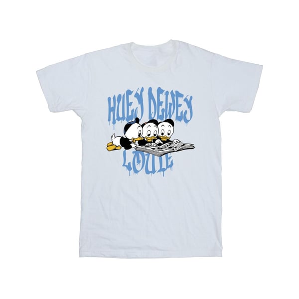 Disney Boys Huey Dewey Louie Reading Cotton T-Shirt