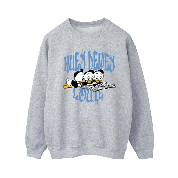 Disney Womens/Ladies Huey Dewey Louie Reading Sweatshirt